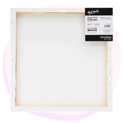 Mont Marte Canvas 40x40cm Thick Stretched Frame