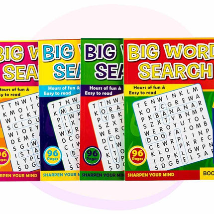 Word Search Puzzle Book A4 96 pages