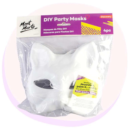 DIY Masks 4 Pack - Cat