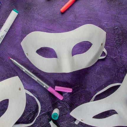 DIY Masks 4 Pack Eye | Halloween Craft Masks | Art and Craft Masks