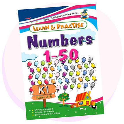 Early Childhood Learning Workbooks, Numbers to 50