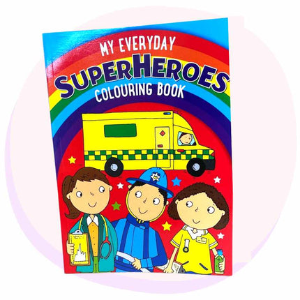 Everyday Superheroes Colouring Book A4 56 Pages