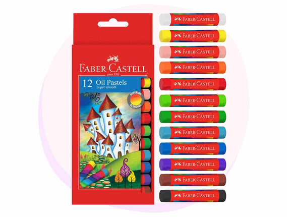 Faber Castell Oil Pastels 12 Pack