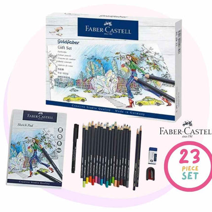 Faber Castell Goldfaber Gift Set - Colour Pencil 23pc Set