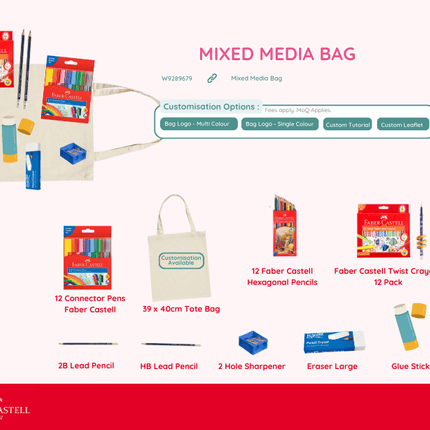 Mixed Media Bag - Faber Castell Essentials