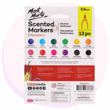 Mont Marte Scented Markers 12pc