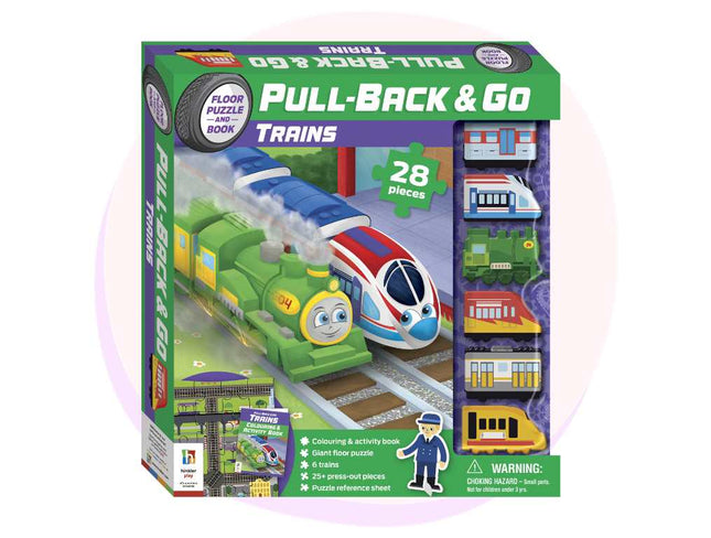 Train Set Pull Back & Go Learning Toy