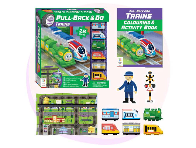 Train Set Pull Back & Go Learning Toy