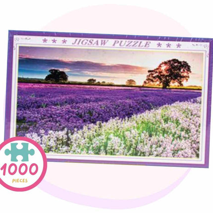 Puzzle Jigsaw Flower Fields 1000pc