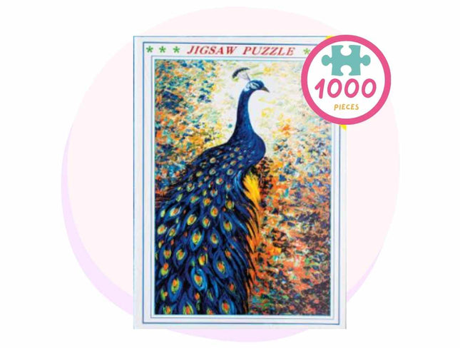 Puzzle Jigsaw Peacock 1000pc