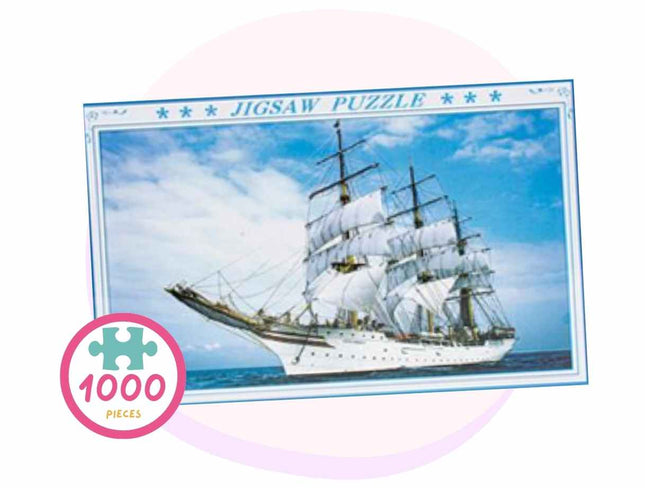 Puzzle Jigsaw Sailing Ship Boat 1000pc