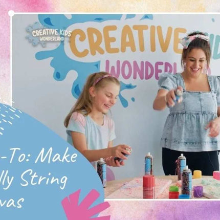 Silly String Art Painting Kit