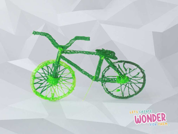 3D Pen Bicycle Stencil