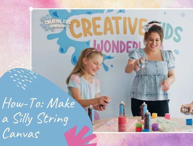 Silly string Art Tutorial and Craft kit