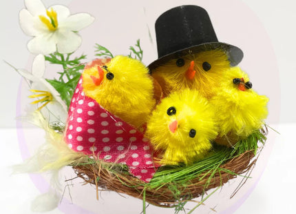 Chicken Family Nest Easter Craft