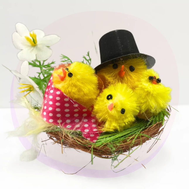 Chicken Family Nest Easter Craft
