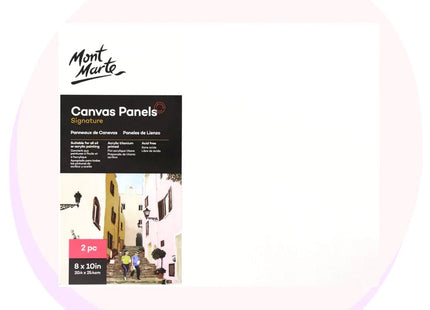 Canvas Panel Mont Marte 2 Pack 20x25cm