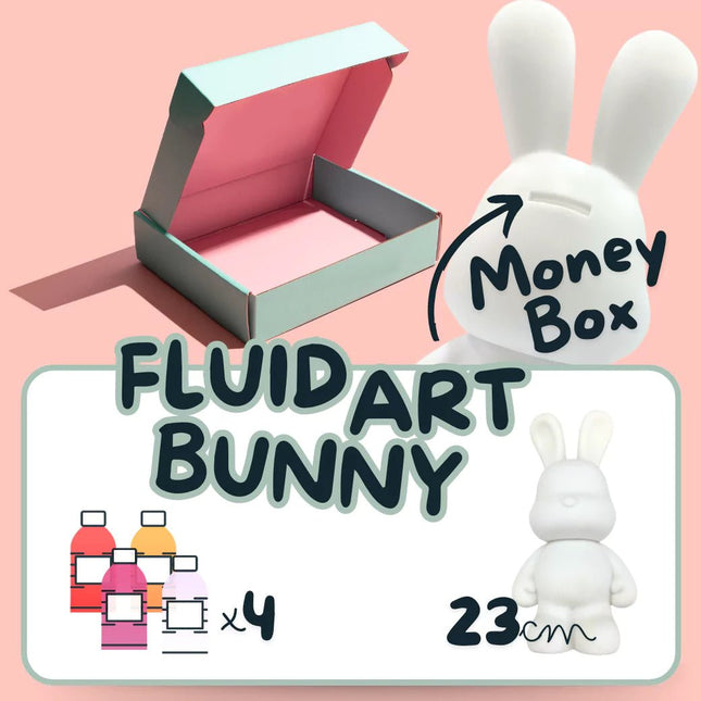 Fluid Art Bunny Creative Kit