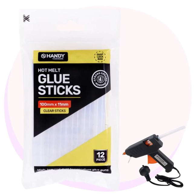 Glue Gun 40W Refilll Sticks, 100mm x 11mm 12 Pack