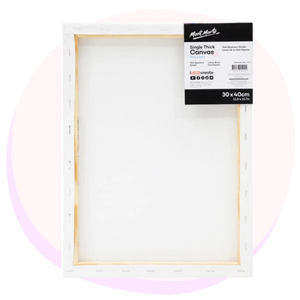 Mont Marte Canvas 30x40cm Thick Stretched Frame