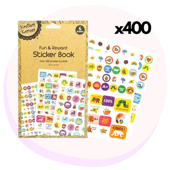 Reward Sticker Book Classroom Edition 400 Stickers
