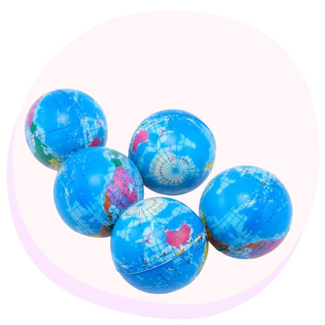Stress Balls World Globe Large 7.6cm