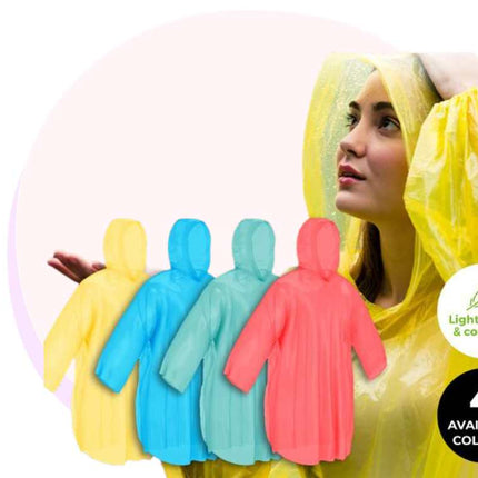 Hooded Adult Poncho | Waterproof poncho | Rain Poncho | Wholesale price | Back to School Supplies