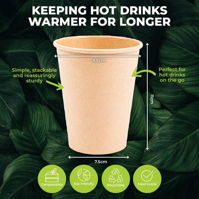 Eco-Friendly Disposable Coffee Cup 50 Pack