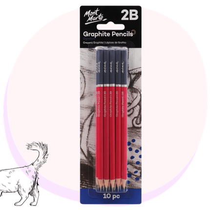 2B Graphite Pencils Monte Marte 10 Pack Bulk Buy