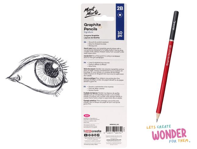 2B Graphite Pencils Monte Marte 10 Pack Bulk Buy