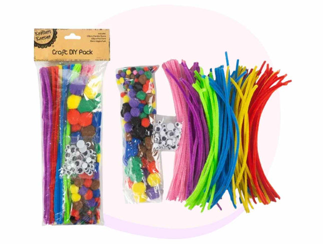 pipe cleaners crafts | 300 Piece Craft DIY Pack | Craft Kit | Craft DIY  | Craft Pack