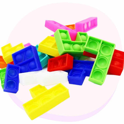 Bubble Pop Silicone Blocks 20pcs