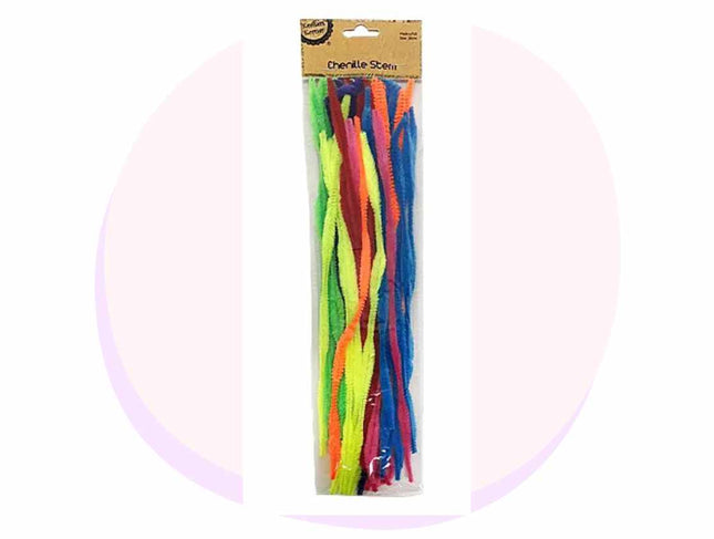 Pipe Cleaners Chenille Sticks Assorted 30 Pack