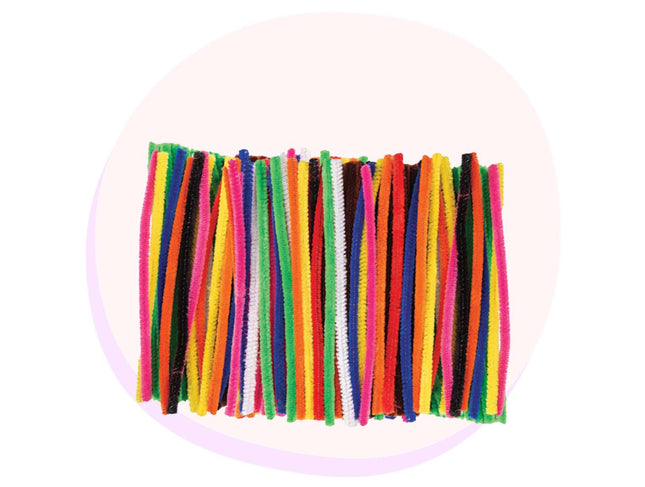 Chenille Stem Pipe Cleaners 30cm 200 Pack