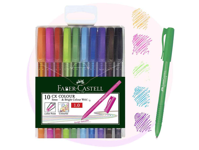 Faber Castell Colored CX στυλό 10 Pk