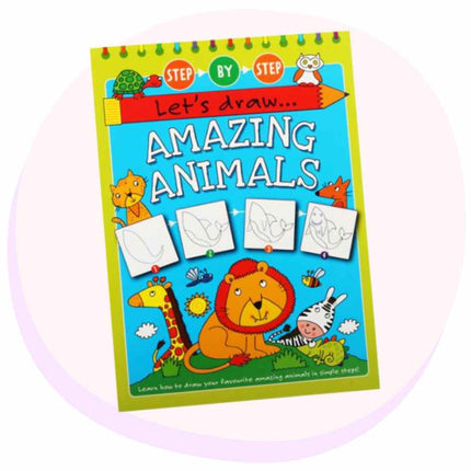 Colouring Book Amazing Animals A4 56 Pages