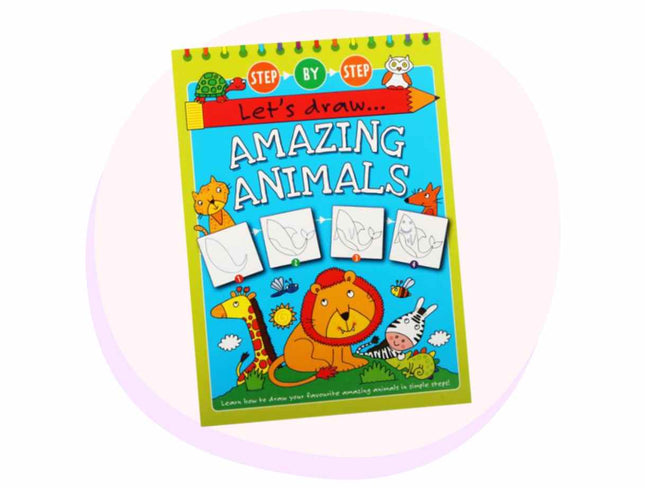 Colouring Book Amazing Animals A4 56 Pages