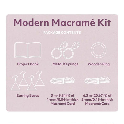 Macrame Craft Maker Kit | Art and Supplies for Kids 
