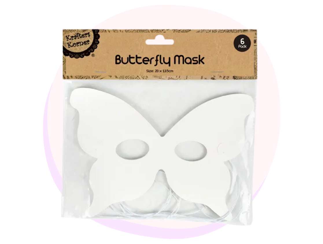 Craft Butterflies Glitter Assorted 6pk - Discount Craft