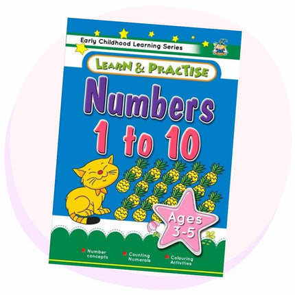 Τετράδια Εργασιών για την Πρώιμη Παιδική Μάθηση, Αριθμοί 1 έως 10