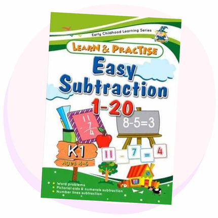 Early Childhood Learning Workbooks, Easy Subtraction
