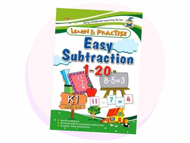 Early Childhood Learning Workbooks, Easy Subtraction