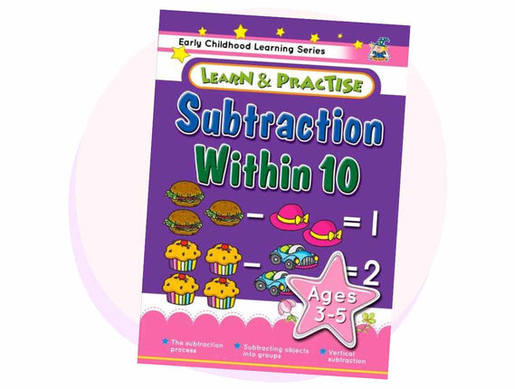Early Childhood Learning Workbooks, Subtraction within 10