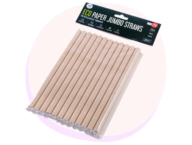 Eco-Friendly Disposable Drinking Straws Jumbo 25 pack