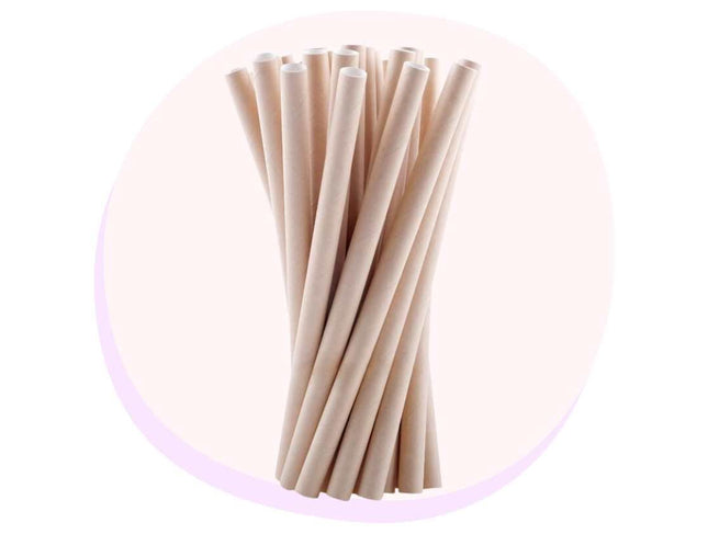 Eco-Friendly Disposable Drinking Straws Jumbo 25 pack