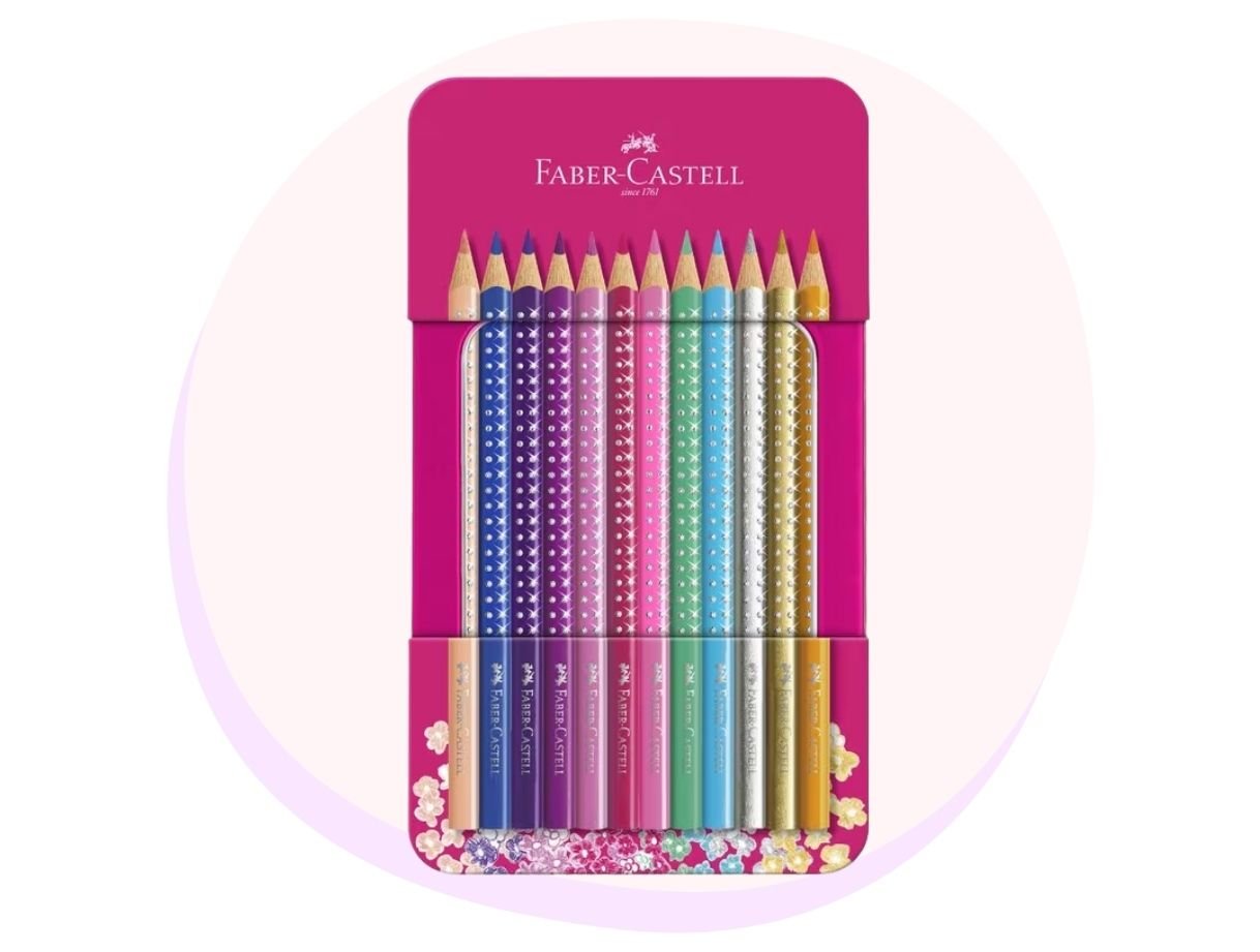 Sparkle color pencil roll from Faber-Castell