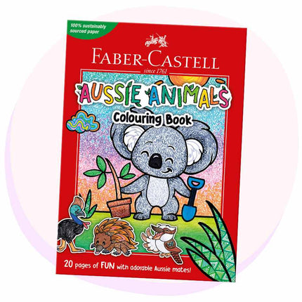 Faber Castell Aussie Animals Colouring A4