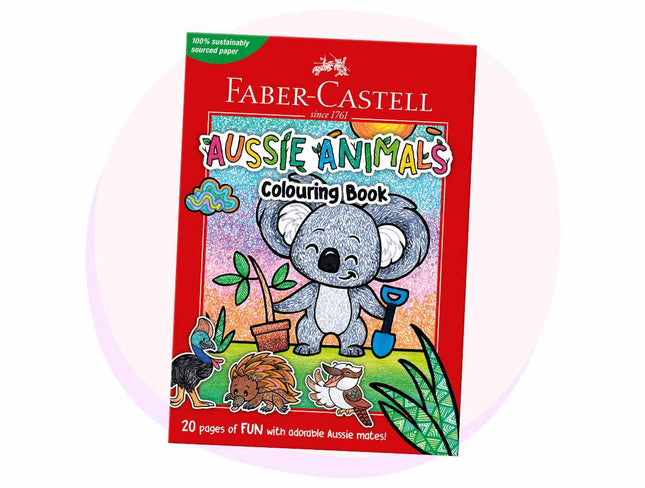 Faber Castell Aussie Animals Coloring A4