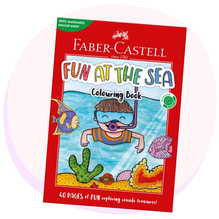 Faber Castell Colouring Book A4 - Under the Sea Colouring