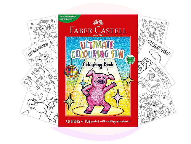 Faber Castell Colouring Book A4 - Ultimate Colouring Fun
